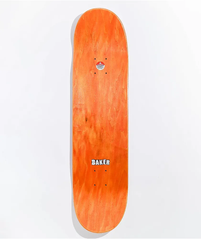 Baker AR Wavy Black & Red 8.25" Skateboard Deck