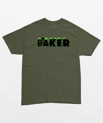 Baker Bold Military Green T-Shirt