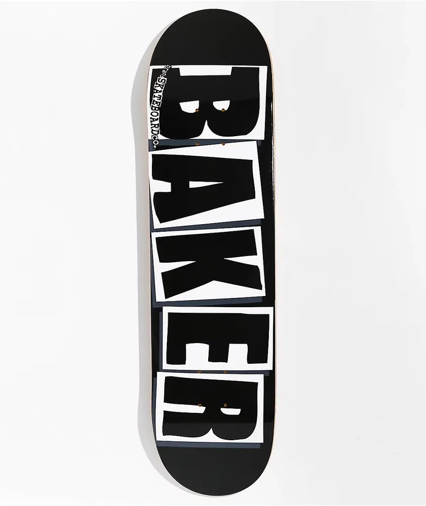 Baker Brand Logo Black & White 8.0" Skateboard Deck