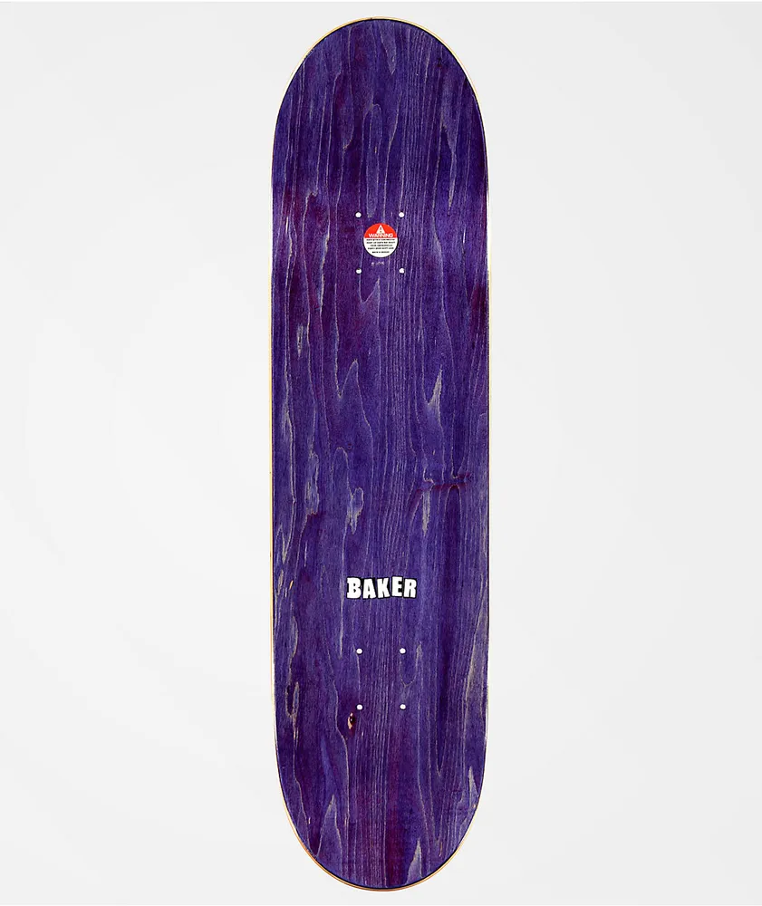 Baker Brand Logo Black & White 8.25" Skateboard Deck