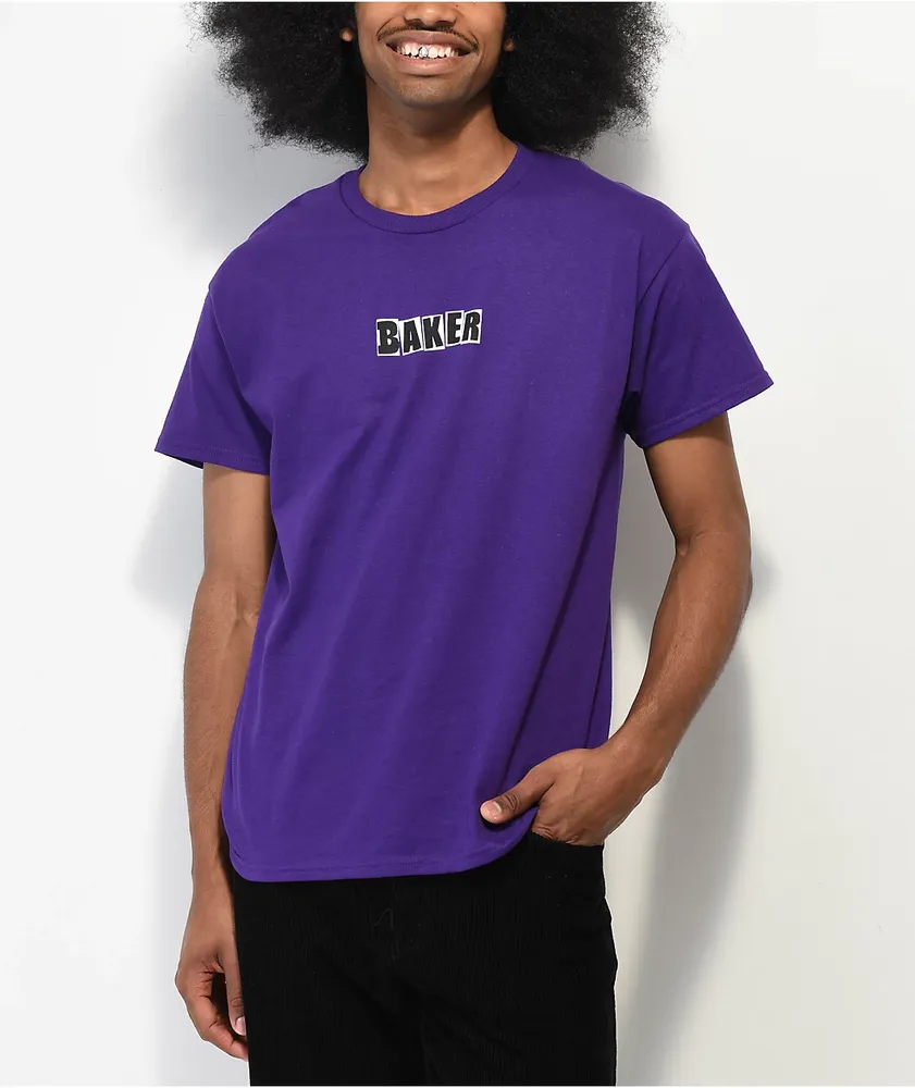 Baker Brand Logo Purple T-Shirt