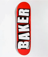 Baker Brand Logo White 8.25" Skateboard Deck
