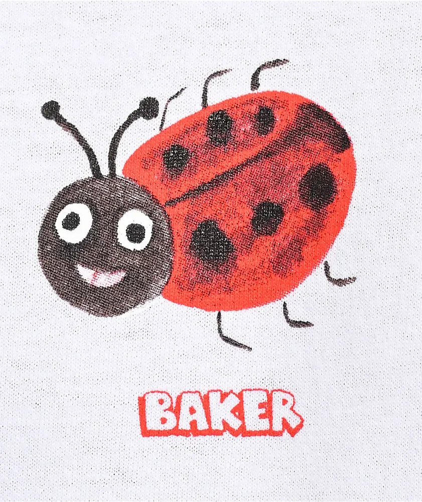 Baker Lady Bug White T-Shirt