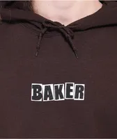 Baker Logo Brown Hoodie