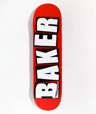 Baker White Brand Logo 8.5" Skateboard Deck