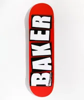 Baker White Brand Logo 8.5" Skateboard Deck