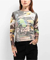 Basic Pleasure Mode Mudbunny Long Sleeve Mesh T-Shirt