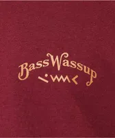 Basswassup Gift Burgundy T-Shirt