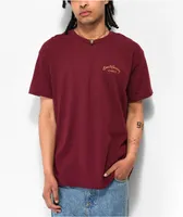 Basswassup Gift Burgundy T-Shirt