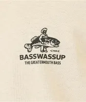 Basswassup Greatermouth Bass Natural T-Shirt