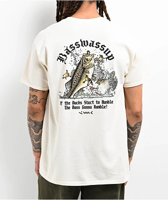 Basswassup Rumble Natural T-Shirt