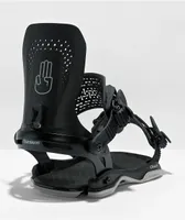 Bataleon Chaos Asymwrap Black Snowboard Bindings 2023