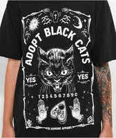 Be Humane Kitty Spirit Board Black T-Shirt