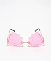 Beachy Pink Seashell Sunglasses