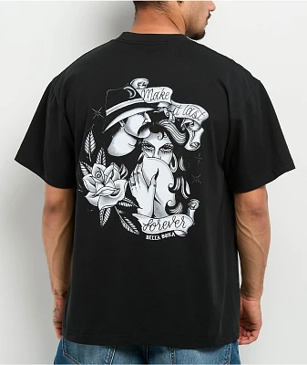 Bella Dona Make It Last Black T-Shirt
