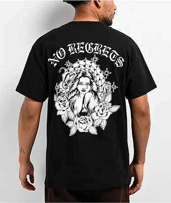 Bella Dona No Regrets Black T-Shirt