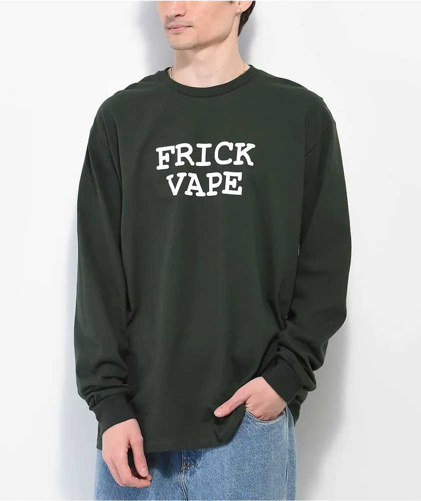 Benitez by Baylen Levine Frick Vape Green Long Sleeve T-Shirt