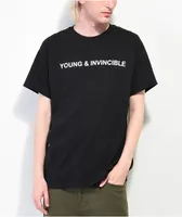 Benitez by Baylen Levine Young & Invincible Black T-Shirt