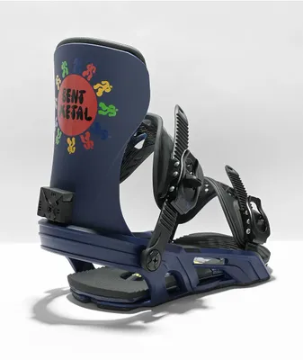 Bent Metal Axtion Forest Bailey Blue Snowboard Bindings 2023