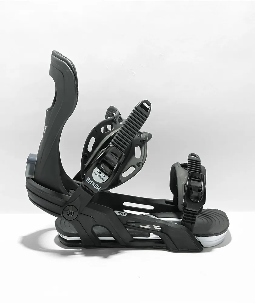 Bent Metal Bolt Black Snowboard Bindings