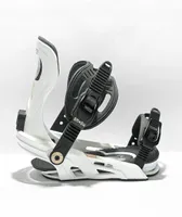 Bent Metal Women's Metta White Snowboard Bindings 2023