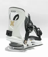 Bent Metal Women's Metta White Snowboard Bindings 2023