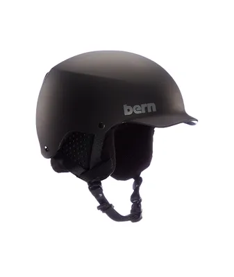 Bern Baker Matte Black Snowboard Helmet