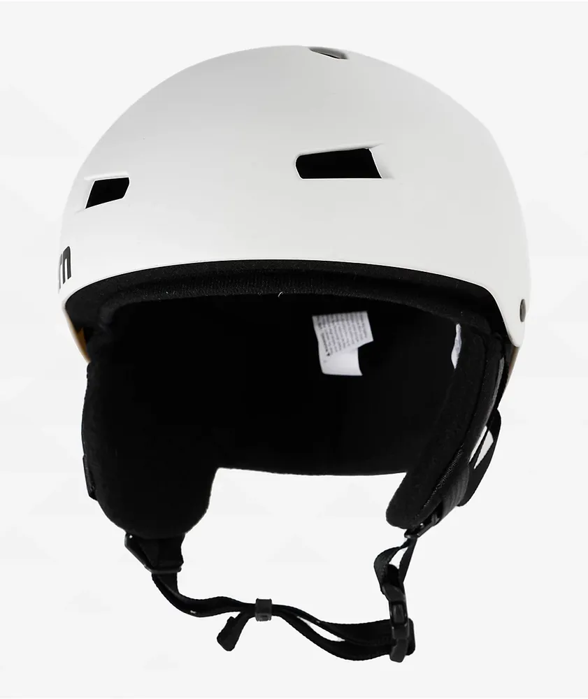 Bern Macon Classic White Snowboard Helmet