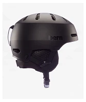 Bern Macon 2.0 Matte Black Snowboard Helmet