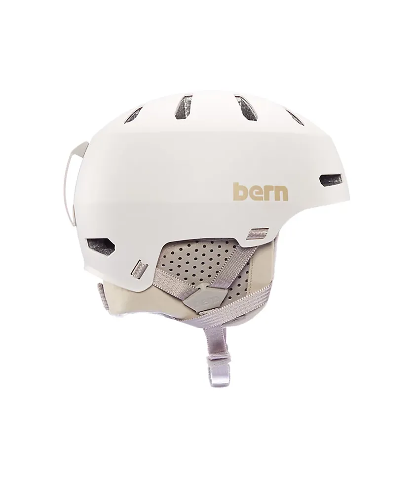 Bern Macon Classic White Snowboard Helmet