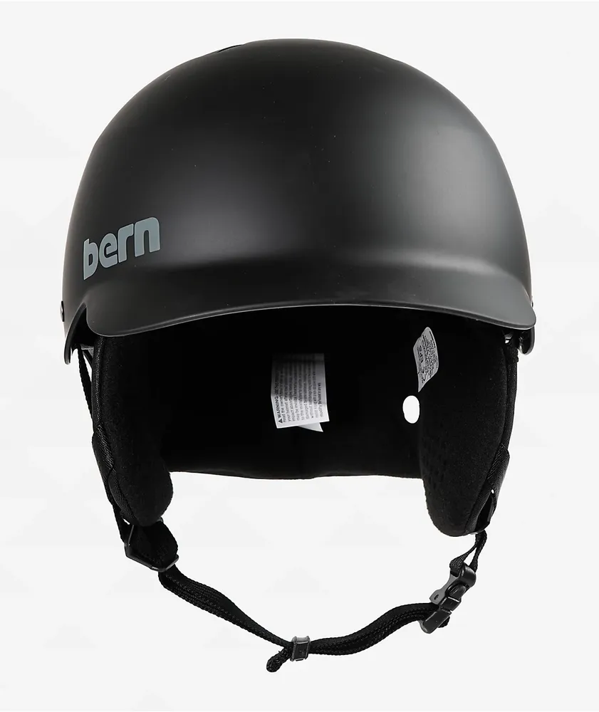 Bern Watts 8-Tracks Black Snowboard Helmet