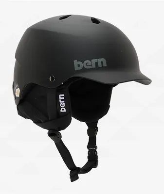 Bern Watts 8-Tracks Black Snowboard Helmet