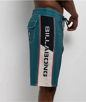 Billabong D Bah 2.0 Pro Turquoise & Blue Board Shorts