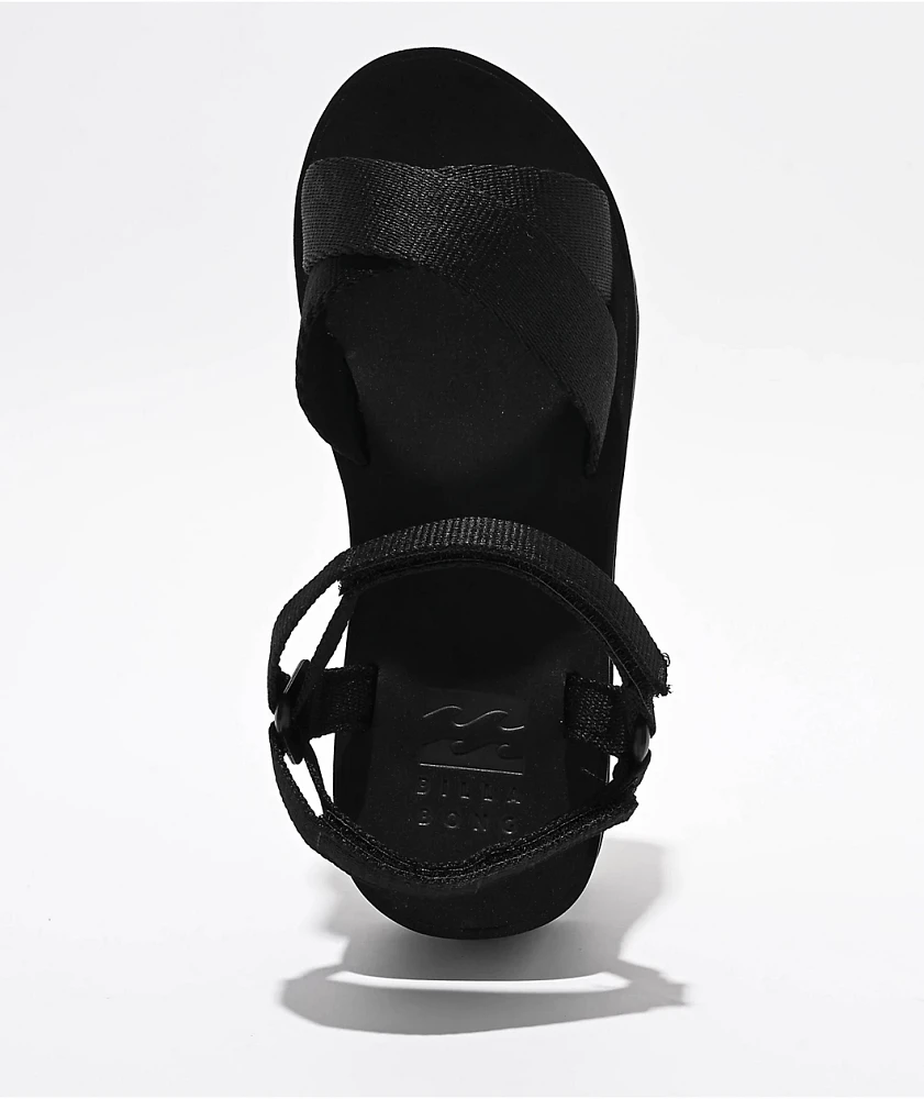 Billabong Kona Black Platform Sandals