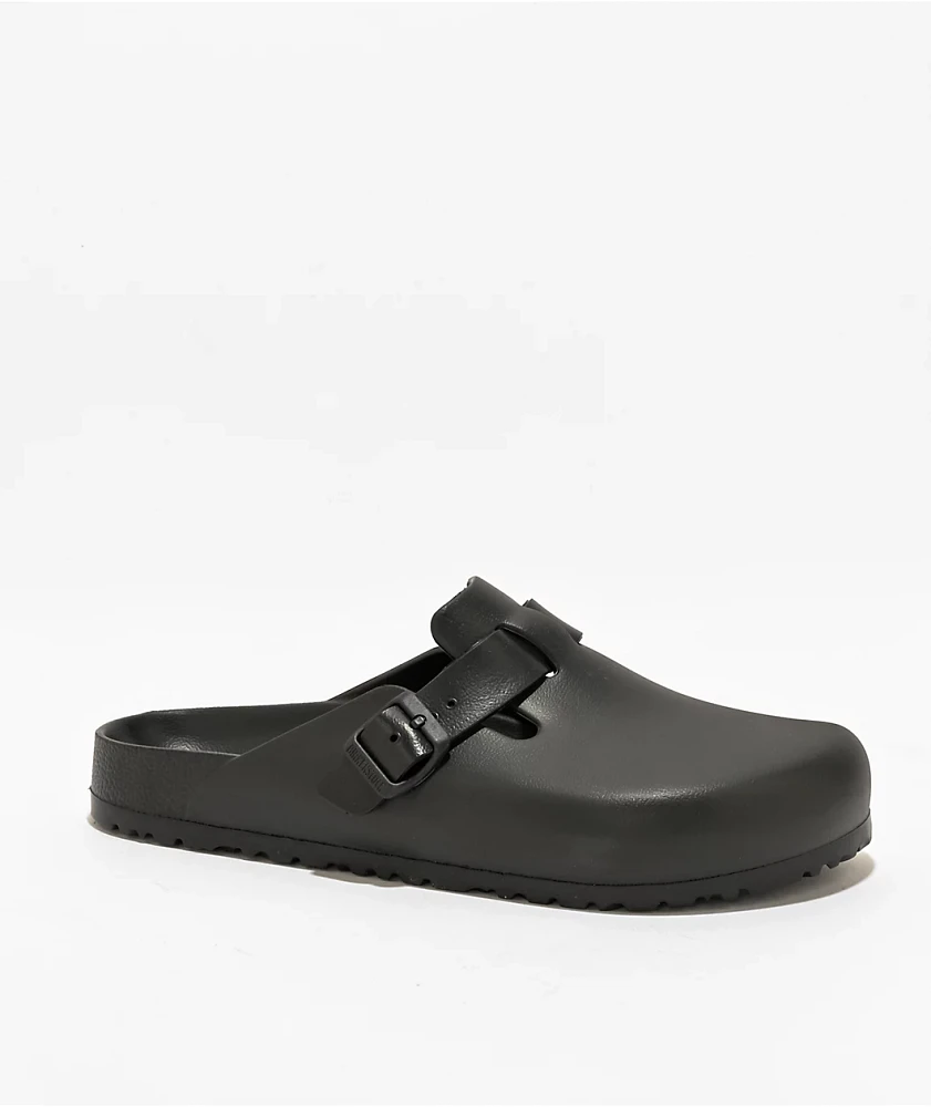 Birkenstock Boston Essentials EVA Black Clogs