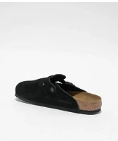 Birkenstock Boston Soft Footbed Black Clogs