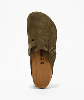 Birkenstock Boston Soft Footbed Thyme Clogs