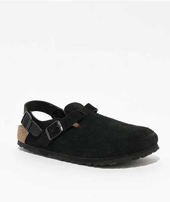 Birkenstock Women's Tokio Soft Footbed Black Clogs