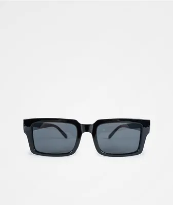 Black & Smoke Square Frame Sunglasses