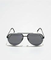 Black & White Pilot Sunglasses