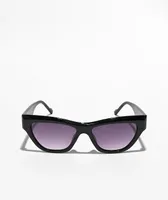 Black Chunky Cat Eye Sunglasses