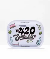 Blazy Suzan 4:20 White Tray