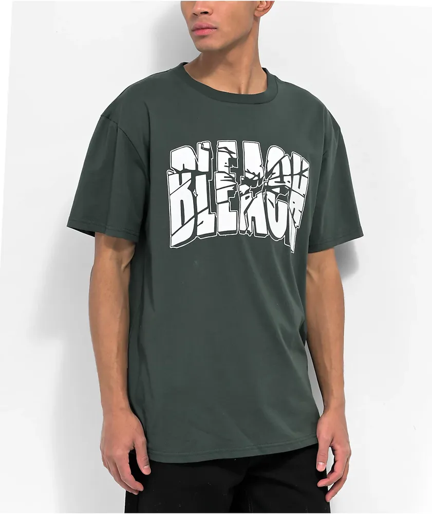 Bleach USA Shatter Green & White T-Shirt