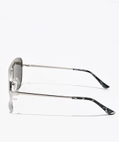 Blenders Shadow Matte Silver Polarized Sunglasses