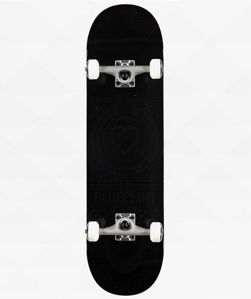 Blueprint Home Heart 8.5" Skateboard Complete