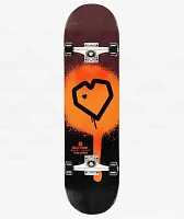 Blueprint Spray Heart 8.25" Skateboard Complete