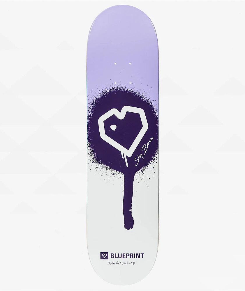 Blueprint x MLSL Sky Brown 8.0" Skateboard Deck