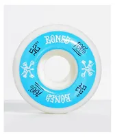 Bones 100 Ringers 52mm Blue & White Skateboard Wheels