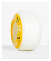 Bones Ringers 51mm 100a Yellow & White Skateboard Wheels