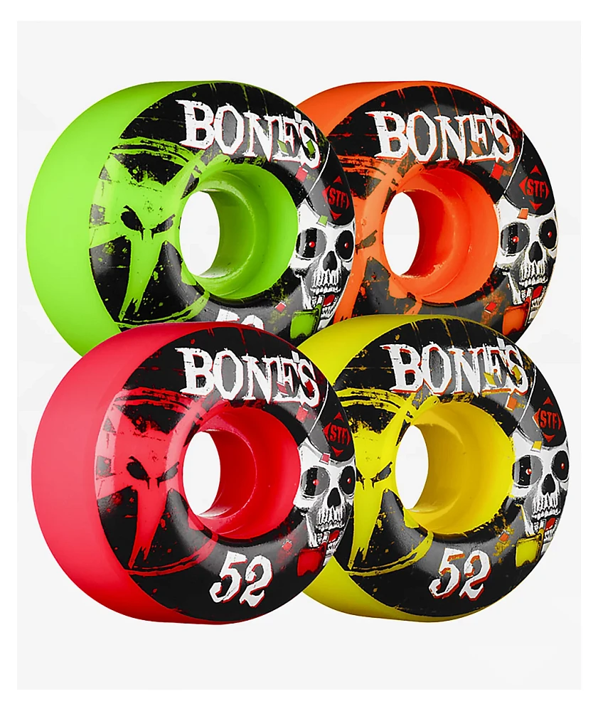 Bones STF V1 Party Pack 52mm 103a Skateboard Wheels